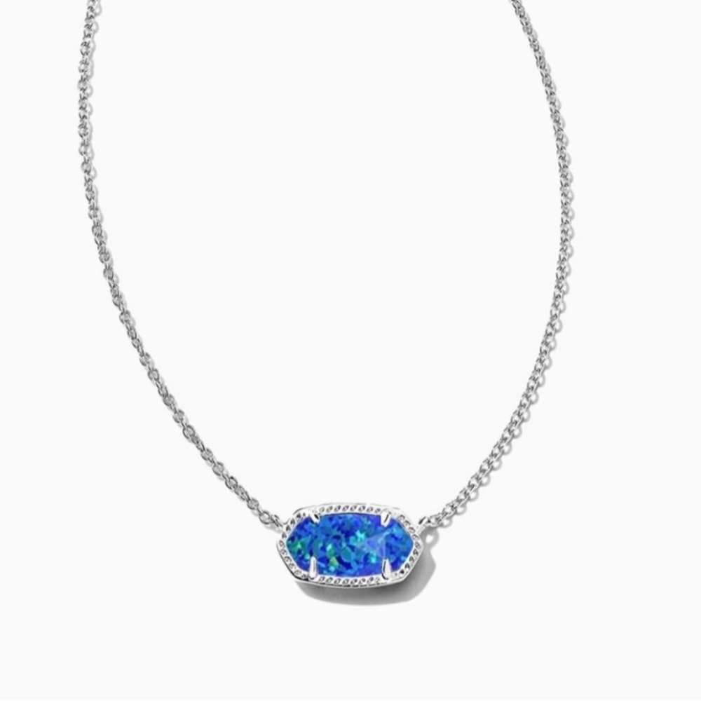Kendra Scott Elisa Necklace in Royal Blue Opal